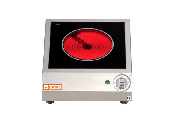 LOCHER 201300 Elektroherd mit Strahlheizkörper, 2,3 kW - 1 Kochstelle