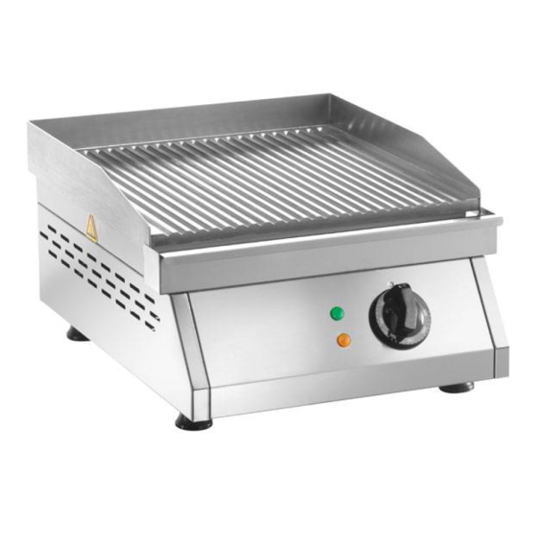 PROFIKOCHER 122402 Elektro-Grillplatte gerillt LFT1R