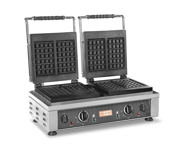 PROFIKOCHER 112731 Doppelwaffeleisen „Brüssel“ LWB16/2