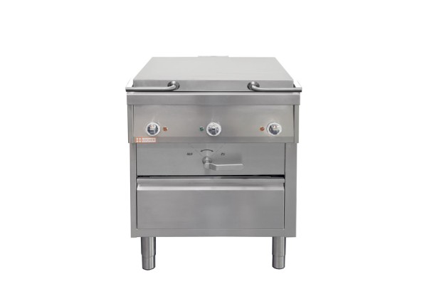 LOCHER 227480 Elektro-Bräter GN 2/1 - mit doppelwandigem Klappdeckel