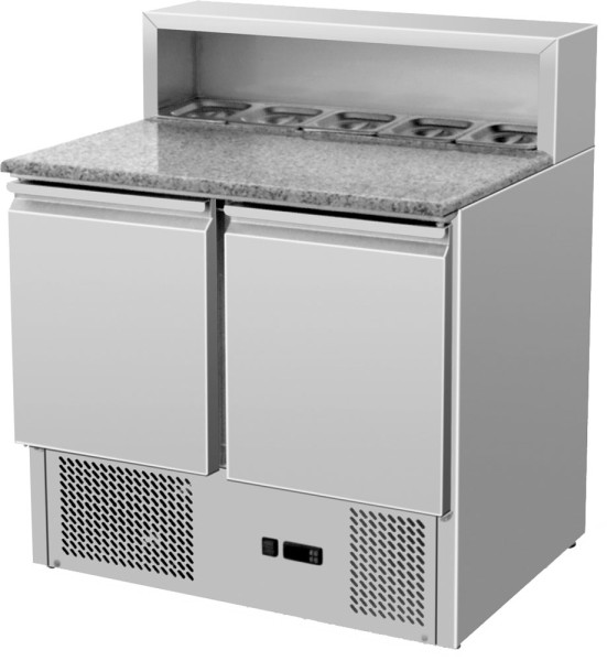 PROFIKOCHER 522852 Pizzadette „Compact“ 5 x GN 1/6