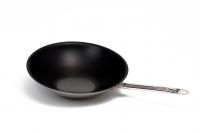 Wok-Pfanne flacher Boden WPAF1 Antihaft Berner für Induktionsherde 39cm Wok-Pfanne flacher Boden WPAF1 Antihaft Berner für Induktionsherde 39cm