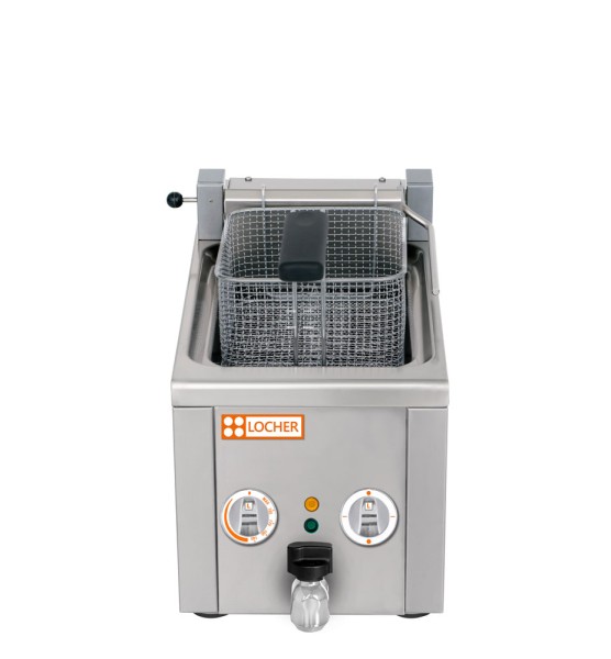 LOCHER 201518 Elektro-Fritteuse 1 Becken 1 x 8 Liter