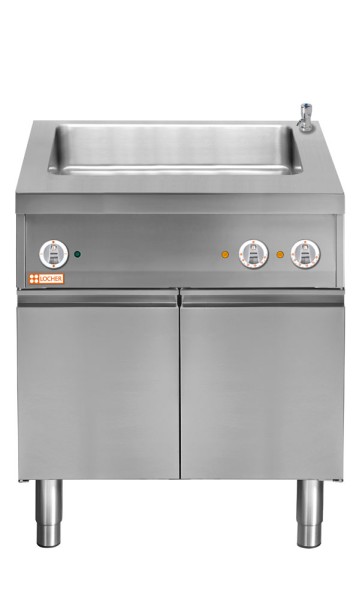 LOCHER 290641 Elektro-Wasserbad GN 2/1 - mit Teller-Wärmeschrank durchgehend