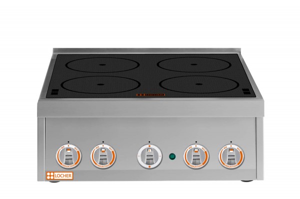 LOCHER ﻿4-fach Induktionsherd 14 kW 216201 by BERNER Kochsystme