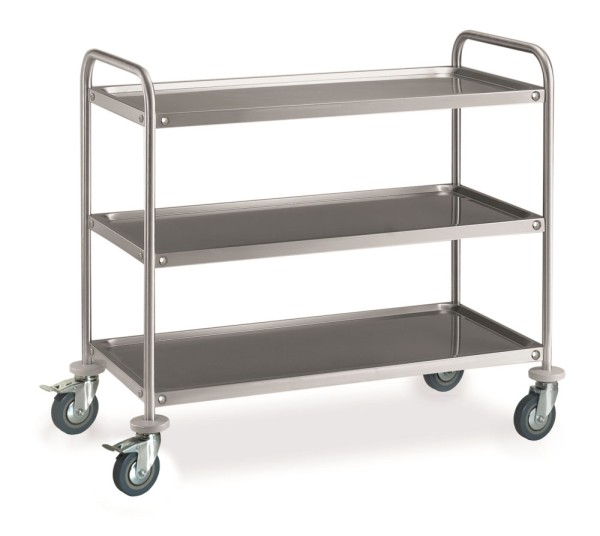 PROFIKOCHER 122851 Servierwagen, 3 Borde