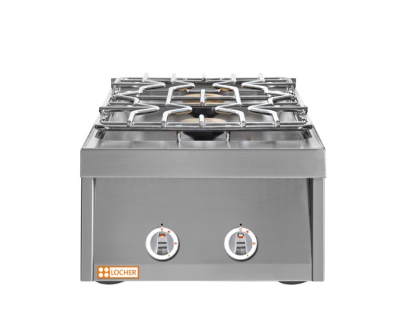 LOCHER 237100 Gasherd, 2 Kochstellen