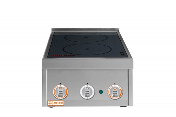 LOCHER 2-fach Induktionsherd 7 kW 216200 by BERNER vergleichbar BI2KTT7