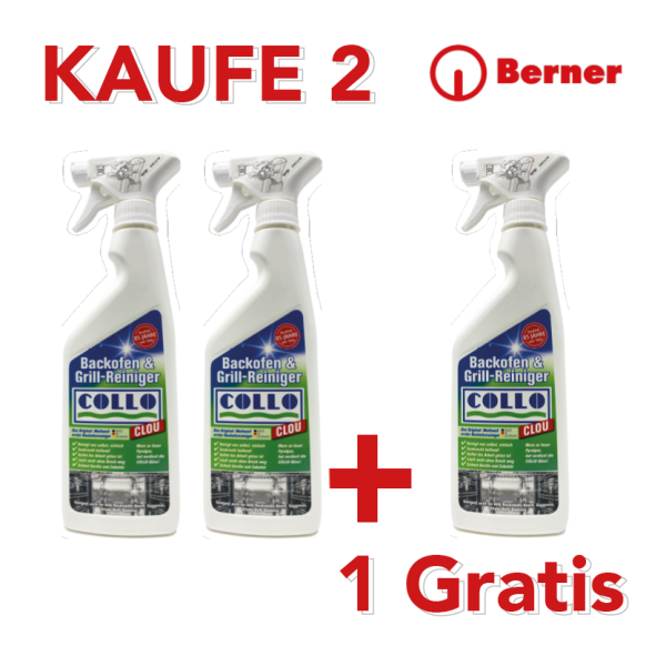 Rabatt Aktion-Profi-Backofen- und Grillreiniger 500 ml MADE in GERMANY-2+1