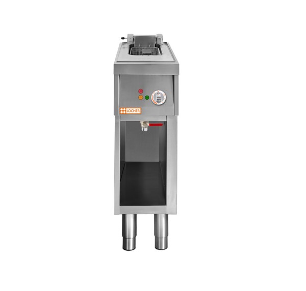 LOCHER 227507 Elektro-Fritteuse mit 1 Becken, 1 x 12 Liter