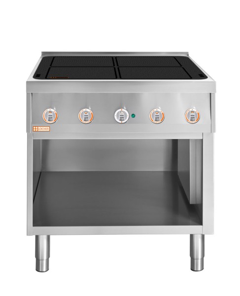 LOCHER 228201 Induktionsherd, 4 Kochstellen á 5 kW