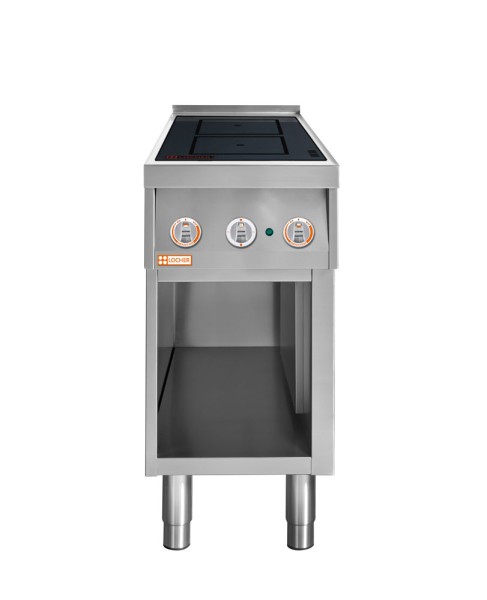 LOCHER 228203 Induktionsherd, 2 Kochstellen á 7 kW - Flächeninduktion