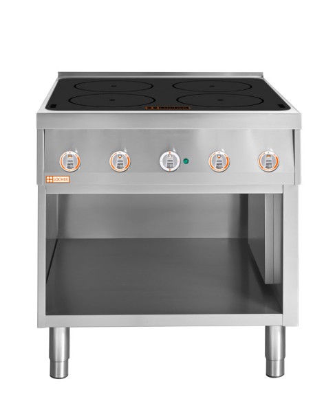 Induktionsherd 4-fach 14 kW 4 x 3,5 kW LOCHER 227202 by BERNER Kochsysteme