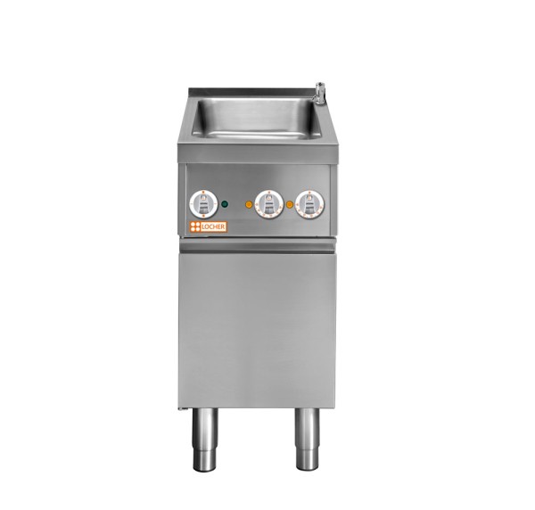 LOCHER 227640 Elektro-Wasserbad GN 1/1 - mit Teller-Wärmeschrank und Festanschluss