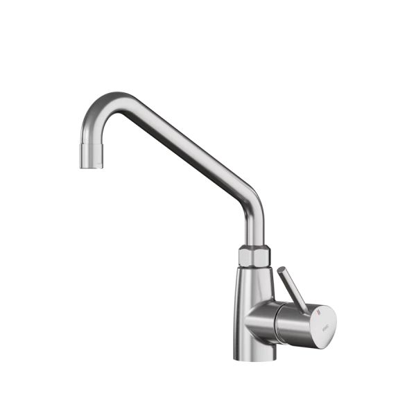 KWC 24.561.046.700FL V2A-Edelstahl GastroE Einhebel-Einloch-Armatur