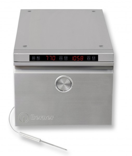 Berner BHS1KTS Niedertemperaturgarer mit Kerntemperaturfühler - 4 Einschübe GN 1/1 x 65 mm Generatio