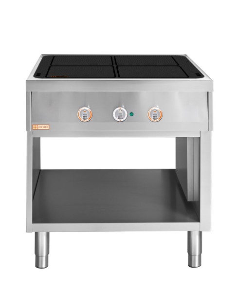 LOCHER 290201 Induktionsherd, 4 Kochstellen á 5 kW
